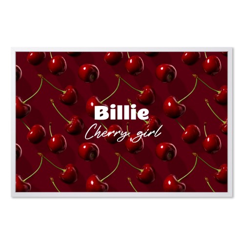 Cherry Coded Pattern Text - Only