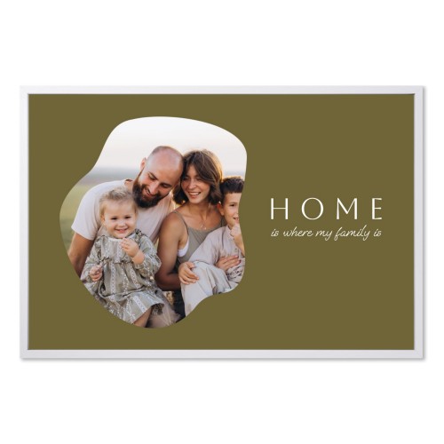 Pêle-Mêle encadré 30 x 45 cm Blanc