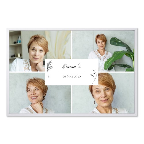 Ingekaderde Poster 30 x 45 cm Wit