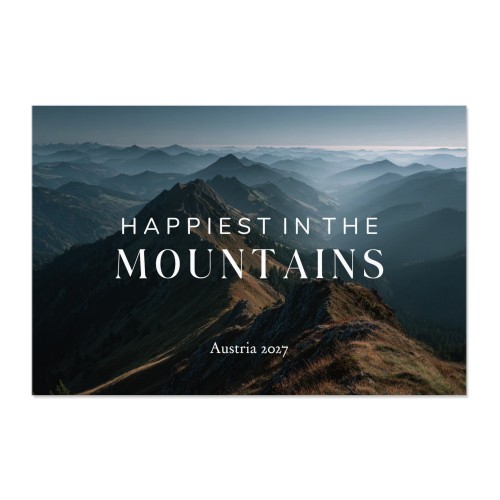 Photo Only White Text