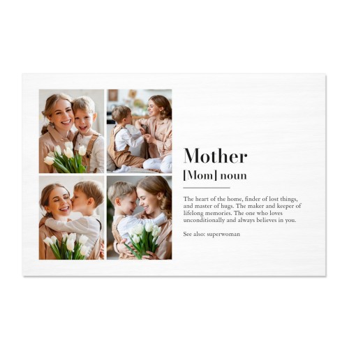 Dictionary Definition with 4 photos