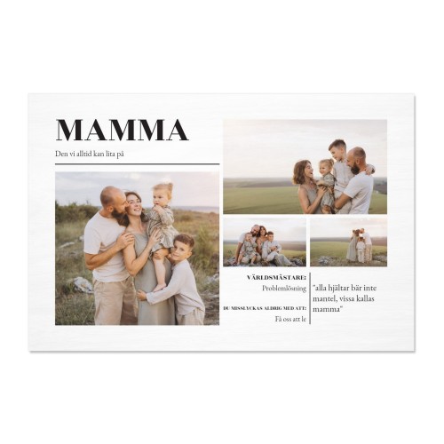 Trätavla 30 x 45 cm