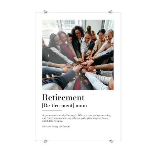 Foto op acrylglas 30 x 45 cm