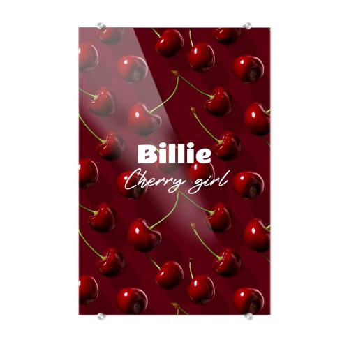 Cherry Coded Pattern Text - Only