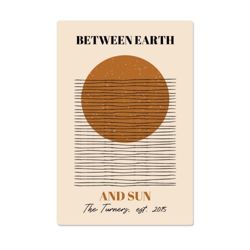 Foto op metaalplaat 30 x 45 cm