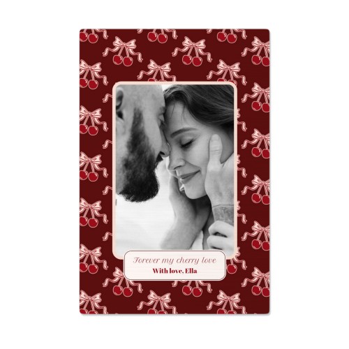 Vintage Cherry Love Text - Only