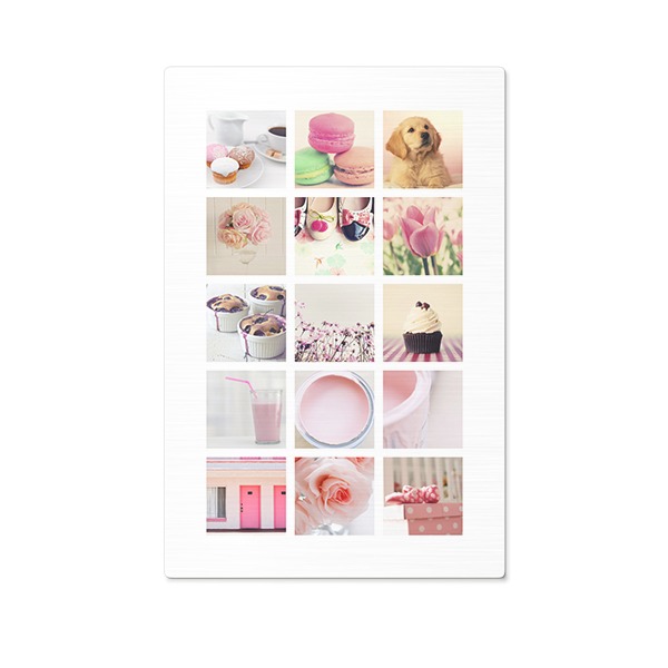 Aluminiumsfoto med børstet overflade 30 x 45 cm