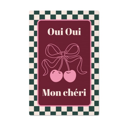 Checker Cherie Mood Text - Only