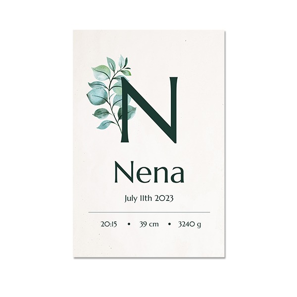 AquarelPlantLetter