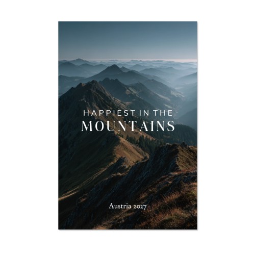 Alu Poster 30 x 45 cm