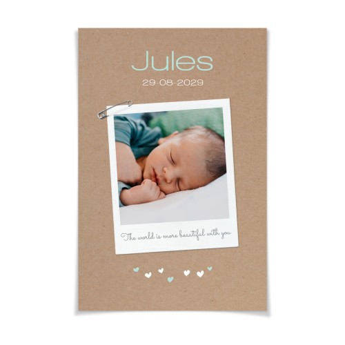 Cardboard Photo Print