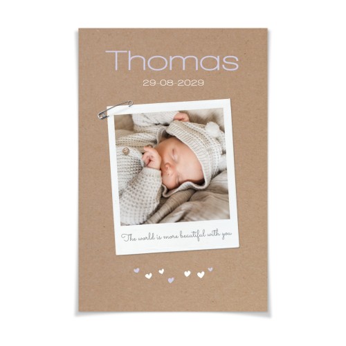 Cardboard Photo Print