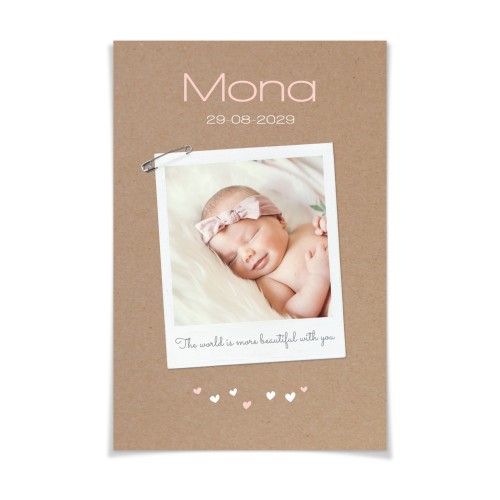 Cardboard Photo Print