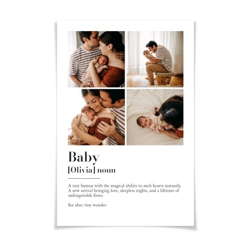 Dictionary Definition with 4 photos