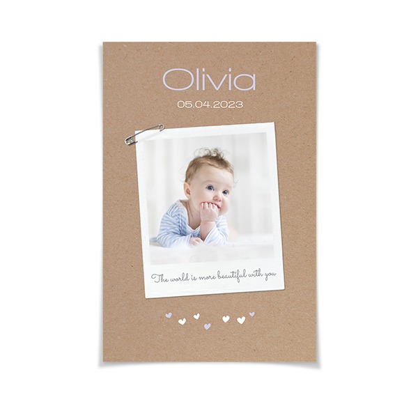 Cardboard Photo Print