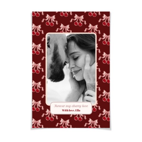 Vintage Cherry Love Text - Only Vintage Cherry Love Text - Only