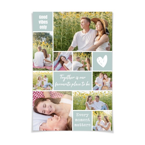 Plakatcollage 30 x 45 cm overflade