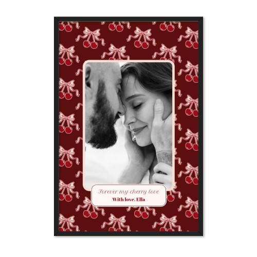 Vintage Cherry Love Text - Only Vintage Cherry Love Text - Only