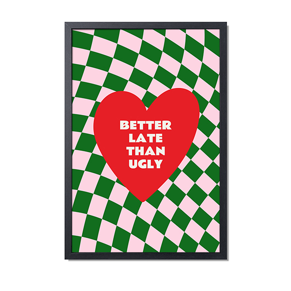 Inramad poster 30 x 45 cm Svart Inramad poster 30 x 45 cm Svart