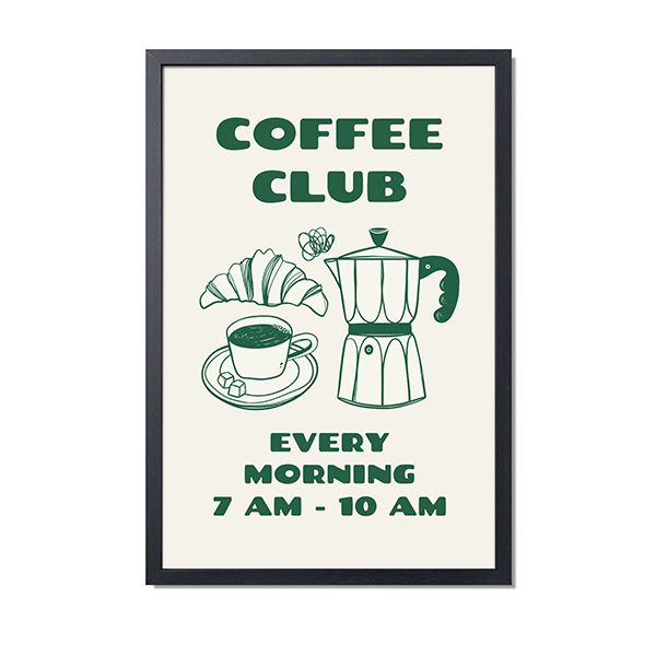 Innrammet poster 30 x 45 cm Svart Innrammet poster 30 x 45 cm Svart