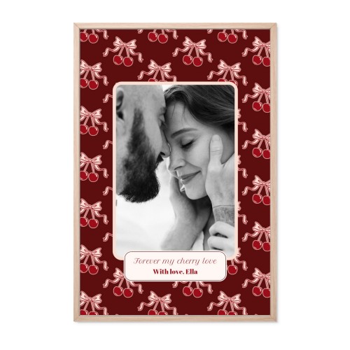 Vintage Cherry Love Text - Only Vintage Cherry Love Text - Only