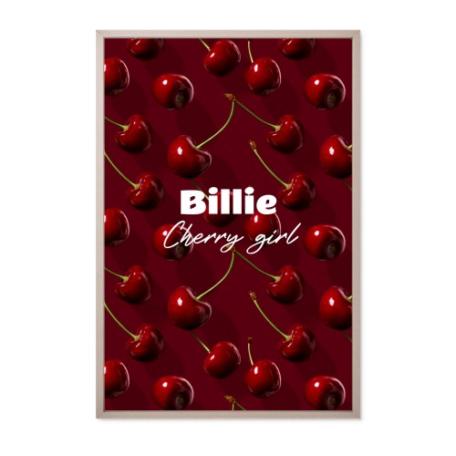 Cherry Coded Pattern Text - Only