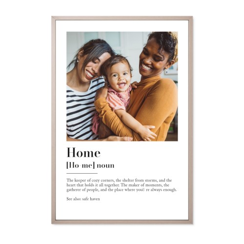 Framed Collage Poster 30 x 45 cm Taupe Framed Collage Poster 30 x 45 cm Taupe