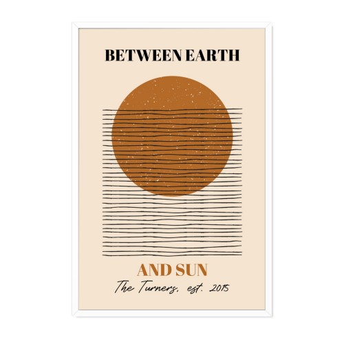 Terracotta Sunscape - Text Only