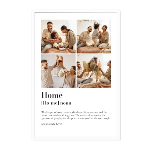 Dictionary Definition with 4 photos