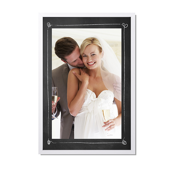 Ingekaderde Poster 30 x 45 cm Wit Ingekaderde Poster 30 x 45 cm Wit