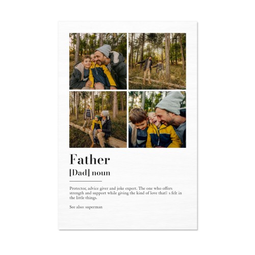 Dictionary Definition with 4 photos