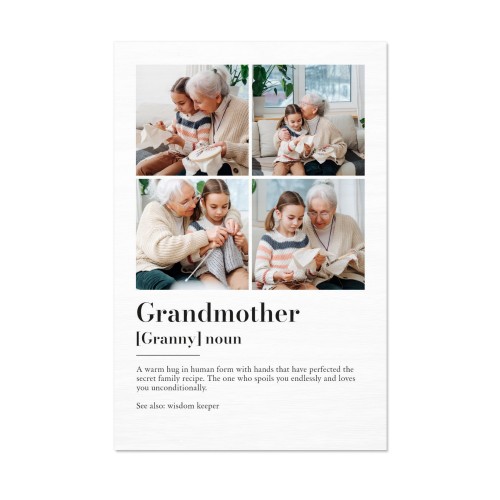 Dictionary Definition with 4 photos