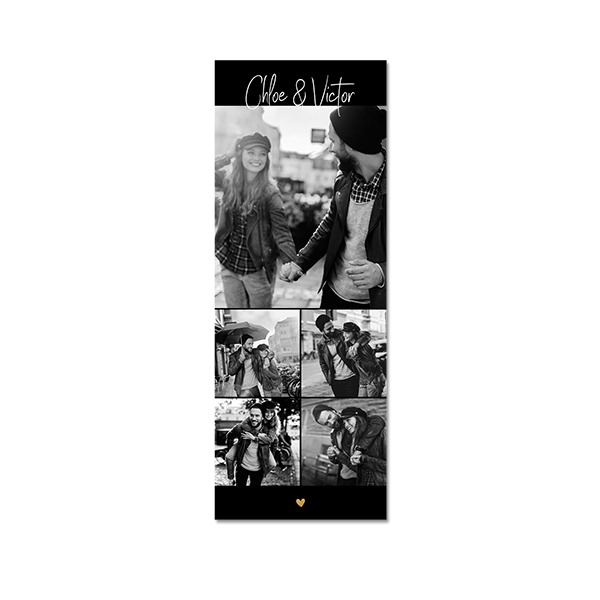 Laminert Alu Poster 30 x 80 cm