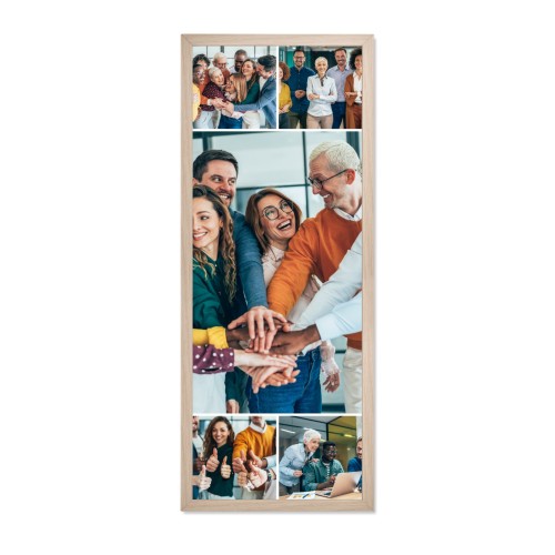 Innrammet poster 30 x 80 cm Tre