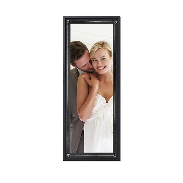 Framed Collage Poster 40 x 105 cm Black