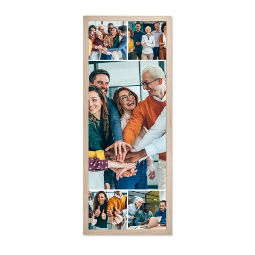 Pêle-Mêle encadré 40 x 105 cm Naturel