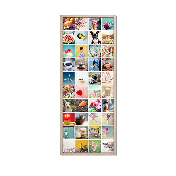 Pêle-Mêle encadré 40 x 105 cm Naturel