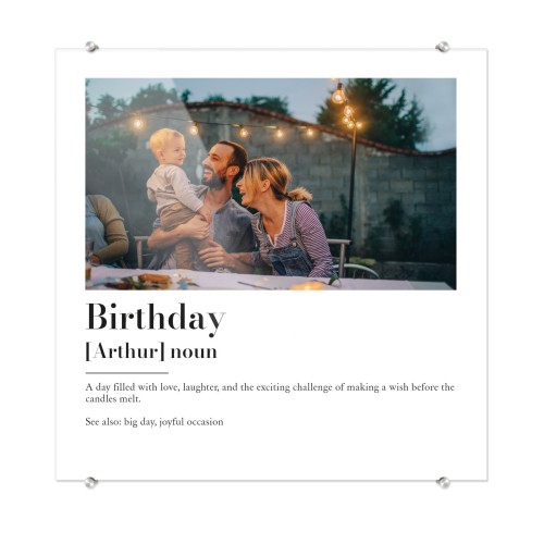 Foto hinter Acrylglas 40 x 40 cm