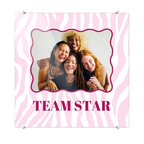 Zebra Swirly Frame Zebra Swirly Frame