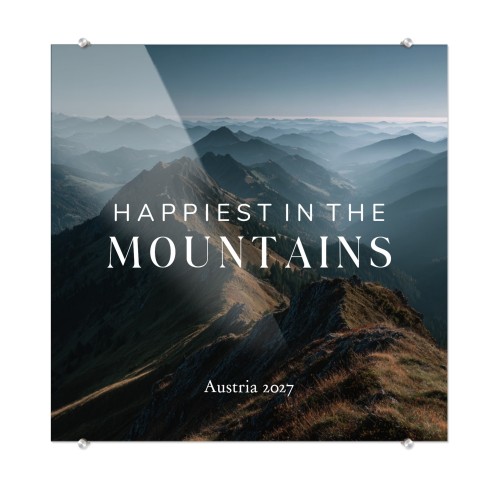 Acrylic Photo 40 x 40 cm