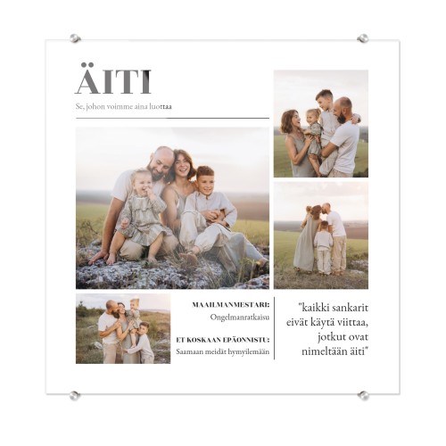 Akryylilasitaulu 40 x 40 cm Akryylilasitaulu 40 x 40 cm