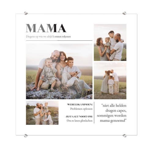 Foto op acrylglas 40 x 40 cm Foto op acrylglas 40 x 40 cm