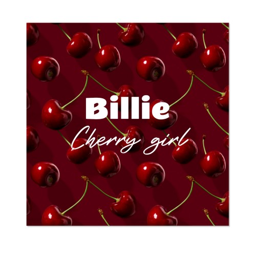 Cherry Coded Pattern Text - Only