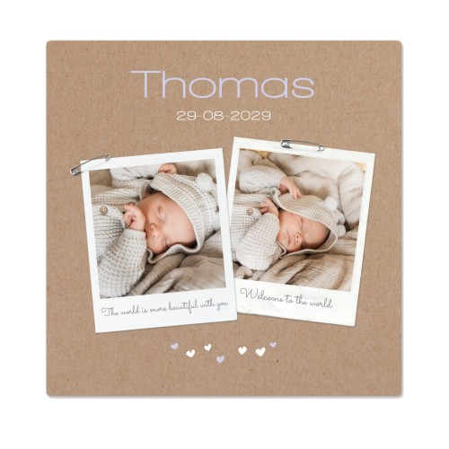 Cardboard Photo Print