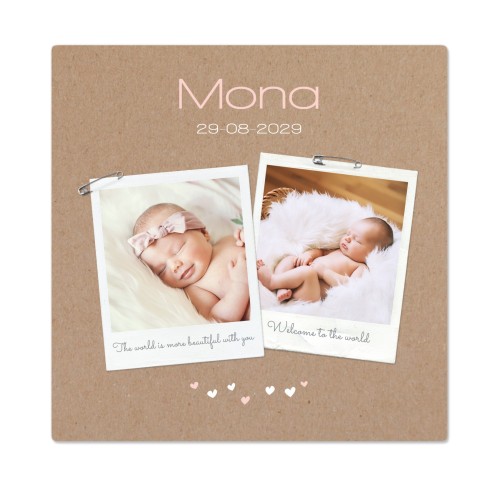 Tableau photo Alu 40 x 40 cm