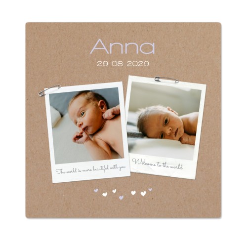 Cardboard Photo Print