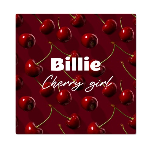 Cherry Coded Pattern Text - Only