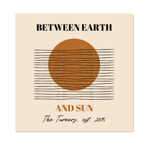 Terracotta Sunscape - Text Only