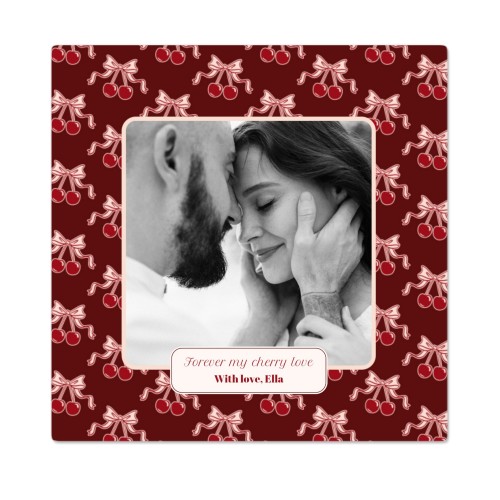 Vintage Cherry Love Text - Only