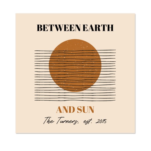 Terracotta Sunscape - Text Only